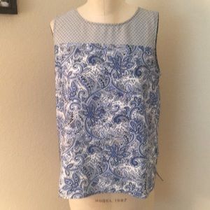 Talbots sleeveless top